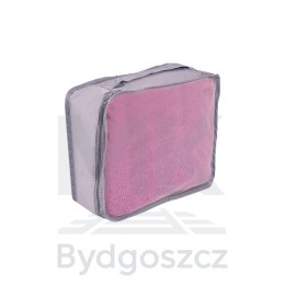 Organizery do walizki zestaw podróżny 7 sztuk akcesoria do przechowywania ubrań torby wodoodporne worek na buty szary