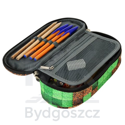 Piórnik szkolny jednokomorowy St. Pixel Cubes Piórnik szkolny jednokomorowy St. Pixel Cubes
