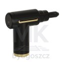 Pistolet do masażu masażer do pleców ciała LED 4w1 czarny