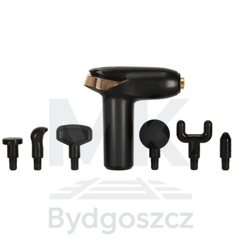 Pistolet do masażu masażer do pleców ciała mini LED 6w1 Pistolet do masażu masażer do pleców ciała mini LED 6w1