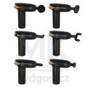 Pistolet do masażu masażer do pleców ciała mini LED 6w1