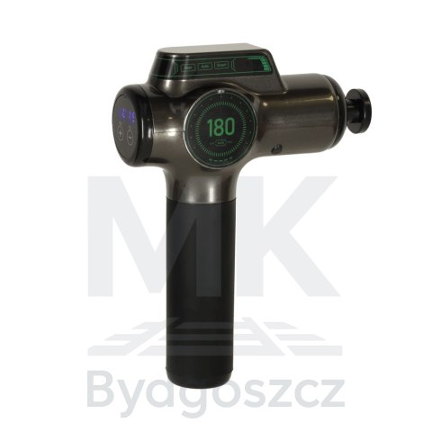 Pistolet do masażu masażer do pleców ciała wyświetlacz LED 8w1 Pistolet do masażu masażer do pleców ciała wyświetlacz LED 8w1