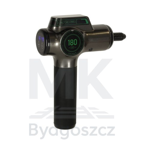 Pistolet do masażu masażer do pleców ciała wyświetlacz LED 8w1 Pistolet do masażu masażer do pleców ciała wyświetlacz LED 8w1