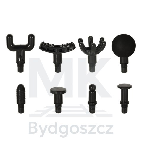 Pistolet do masażu masażer do pleców ciała wyświetlacz LED 8w1 Pistolet do masażu masażer do pleców ciała wyświetlacz LED 8w1