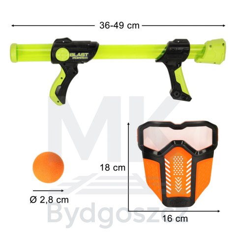 Pistolet na kulki piankowe zestaw + maska ochronna 2 szt. Pistolet na kulki piankowe zestaw + maska ochronna 2 szt.