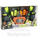 Pistolet na kulki piankowe zestaw + maska ochronna 2 szt.