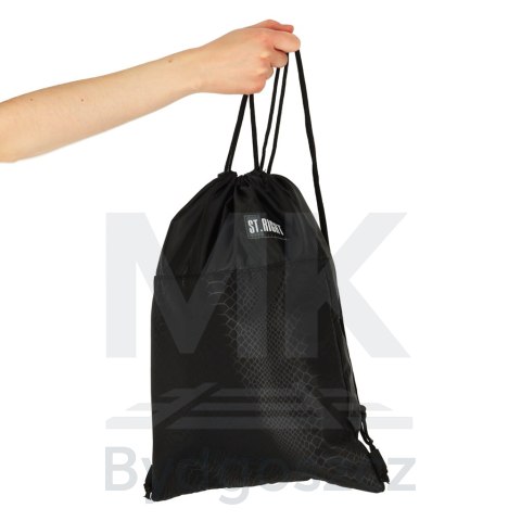 Plecak worek na buty wf ST. Right czarny Plecak worek na buty wf ST. Right czarny