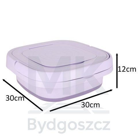 Pralka automatyczna turystyczna mini składana przenośna 8L fioletowa Pralka automatyczna turystyczna mini składana przenośna 8L fioletowa