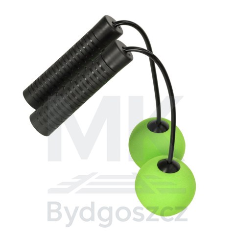 Skakanka bezprzewodowa bez linki crossfit trening cardio fitness z piłeczkami Skakanka bezprzewodowa bez linki crossfit trening cardio fitness z piłeczkami