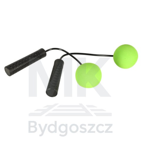 Skakanka bezprzewodowa bez linki crossfit trening cardio fitness z piłeczkami Skakanka bezprzewodowa bez linki crossfit trening cardio fitness z piłeczkami