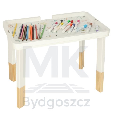 Stolik manipulacyjny LULILO montessori miętowy Stolik manipulacyjny LULILO montessori miętowy