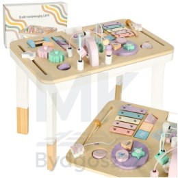 Stolik manipulacyjny LULILO montessori różowy