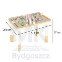Stolik manipulacyjny LULILO montessori różowy