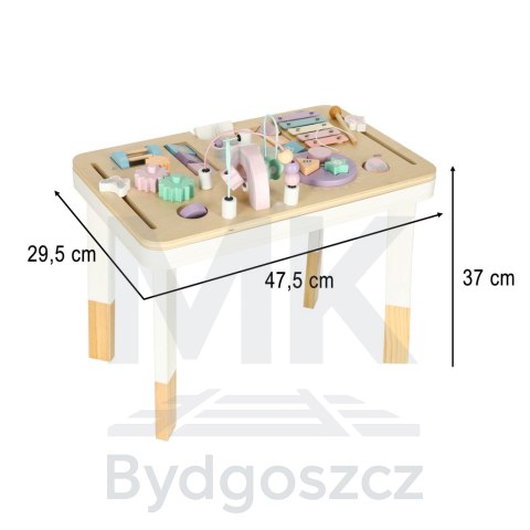 Stolik manipulacyjny LULILO montessori różowy Stolik manipulacyjny LULILO montessori różowy