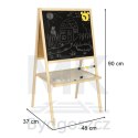 Tablica kredowa magnetyczna liczydło 37 x 48 x 90 cm