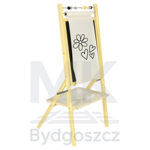 Tablica kredowa magnetyczna liczydło papier szara 46 x 43 x 89 cm