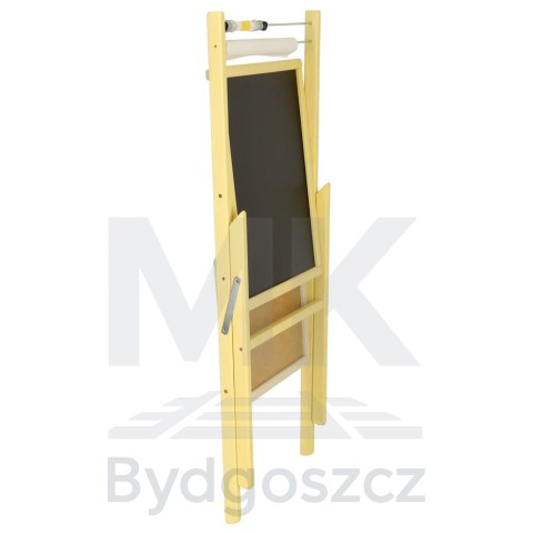 Tablica kredowa magnetyczna liczydło papier szara 46 x 43 x 89 cm