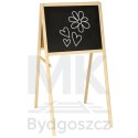 Tablica kredowa magnetyczna liczydło szara 43 x 50 x 84 cm