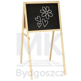 Tablica kredowa magnetyczna liczydło szara 43 x 50 x 84 cm