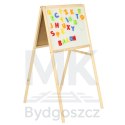 Tablica kredowa magnetyczna liczydło szara 43 x 50 x 84 cm