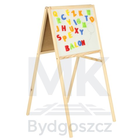 Tablica kredowa magnetyczna liczydło szara 43 x 50 x 84 cm Tablica kredowa magnetyczna liczydło szara 43 x 50 x 84 cm