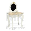 Toaletka drewniana dla dziewczynki LULILO Bella lustro taboret akcesoria