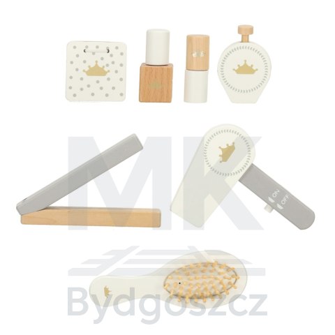 Toaletka drewniana dla dziewczynki LULILO Bella lustro taboret akcesoria Toaletka drewniana dla dziewczynki LULILO Bella lustro taboret akcesoria