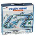 Tor samochodowy puzzle policja auto z napędem znaki drogowe ulica miasto 47 elementów