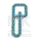 Tor samochodowy puzzle policja auto z napędem znaki drogowe ulica miasto 47 elementów