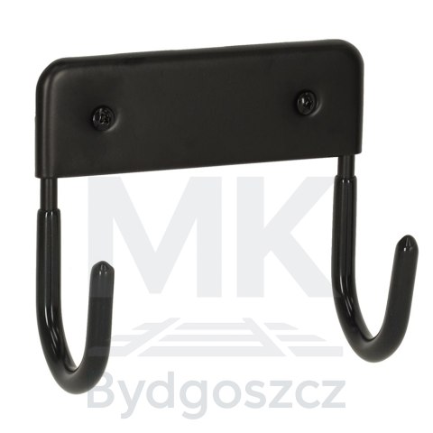 Wieszak uchwyt na deskę do prasowania metalowy udźwig 15 kg czarny Wieszak uchwyt na deskę do prasowania metalowy udźwig 15 kg czarny