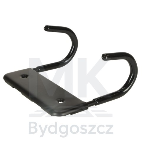 Wieszak uchwyt na deskę do prasowania metalowy udźwig 15 kg czarny Wieszak uchwyt na deskę do prasowania metalowy udźwig 15 kg czarny