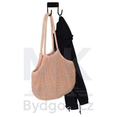 Wieszak uchwyt na deskę do prasowania metalowy udźwig 15 kg czarny Wieszak uchwyt na deskę do prasowania metalowy udźwig 15 kg czarny