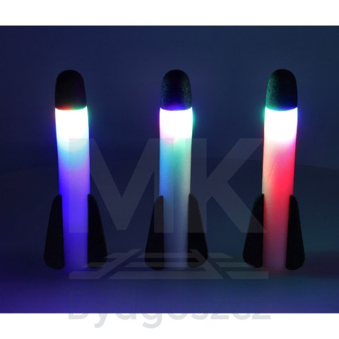 Wyrzutnia rakiet piankowych Power launcher rocket LED rakiety piankowe x3 Wyrzutnia rakiet piankowych Power launcher rocket LED rakiety piankowe x3