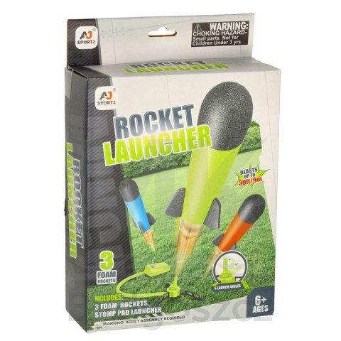 Wyrzutnia rakiet piankowych Power launcher rocket rakiety piankowe x3 Wyrzutnia rakiet piankowych Power launcher rocket rakiety piankowe x3