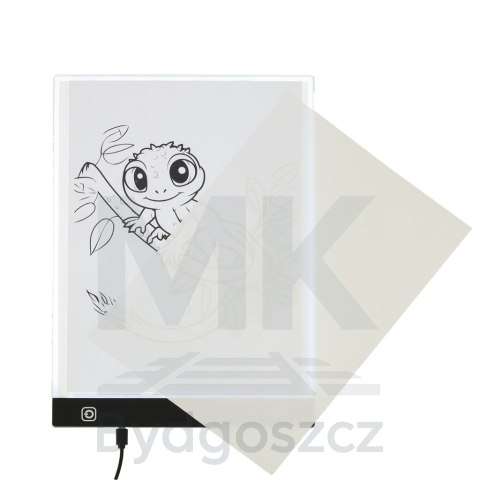Deska kreślarska tablica tablet graficzny kalka do rysowania podświetlana LED A4 Deska kreślarska tablica tablet graficzny kalka do rysowania podświetlana LED A4
