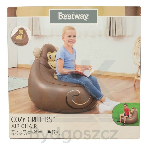 Fotel dmuchany puf BESTWAY 75116 małpka Fotel dmuchany puf BESTWAY 75116 małpka