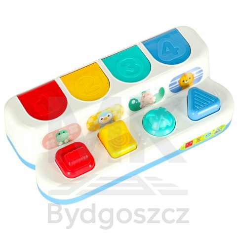 Gra zręcznościowa edukacyjna montessori wbijak wyskakujące zwierzątka POP-UP Gra zręcznościowa edukacyjna montessori wbijak wyskakujące zwierzątka POP-UP