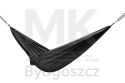 Hamak biwakowy turystyczny podróżny przenośny na biwak 260cm 120kg + pokrowiec czarny
