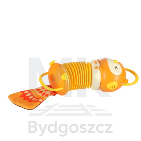 Harmonia akordeon zabawka sensoryczna dla dzieci sowa pomarańczowa Harmonia akordeon zabawka sensoryczna dla dzieci sowa pomarańczowa