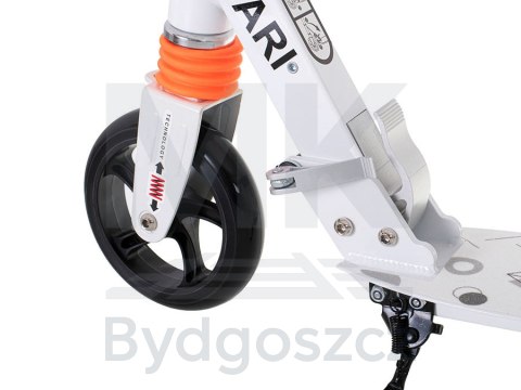 Hulajnoga miejska składana CARI koła 145mm biała GIMME Hulajnoga miejska składana CARI koła 145mm biała GIMME
