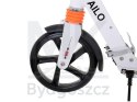 Hulajnoga miejska składana duża AILO XL koła 200mm amortyzator x2 biała GIMME