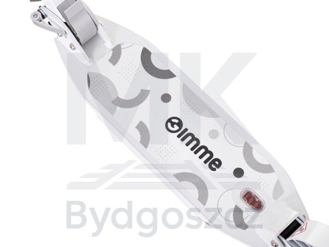 Hulajnoga miejska składana duża AILO XL koła 200mm amortyzator x2 biała GIMME Hulajnoga miejska składana duża AILO XL koła 200mm amortyzator x2 biała GIMME