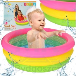 INTEX 57107 Basen ogrodowy dmuchany dla dzieci tęczowy
