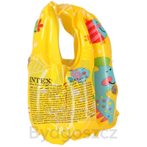 INTEX 59661 Kamizelka dmuchana kapok do pływania dla dzieci 3-5lat 18-23kg INTEX 59661 Kamizelka dmuchana kapok do pływania dla dzieci 3-5lat 18-23kg