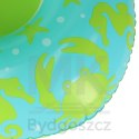 Kółko do pływania koło dmuchane dla niemowląt pontonik z daszkiem BESTWAY 34091 zielone