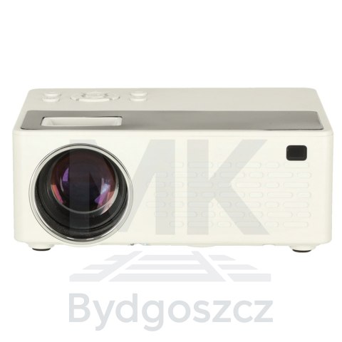 Projektor rzutnik przenośny LED TFT LCD 16:9 1920x1080 USB 20W biały Projektor rzutnik przenośny LED TFT LCD 16:9 1920x1080 USB 20W biały