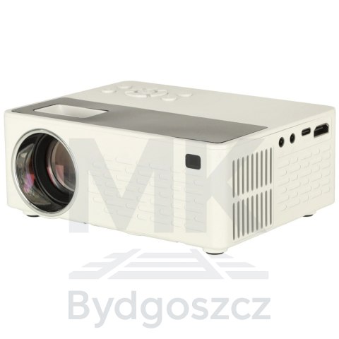 Projektor rzutnik przenośny LED TFT LCD 16:9 1920x1080 USB 20W biały Projektor rzutnik przenośny LED TFT LCD 16:9 1920x1080 USB 20W biały