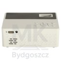Projektor rzutnik przenośny LED TFT LCD 16:9 1920x1080 USB 20W biały