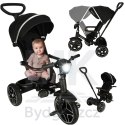 Rowerek trójkołowy TRIKE FIX Elite 2w1 rower spacerówka 6w1 czarny