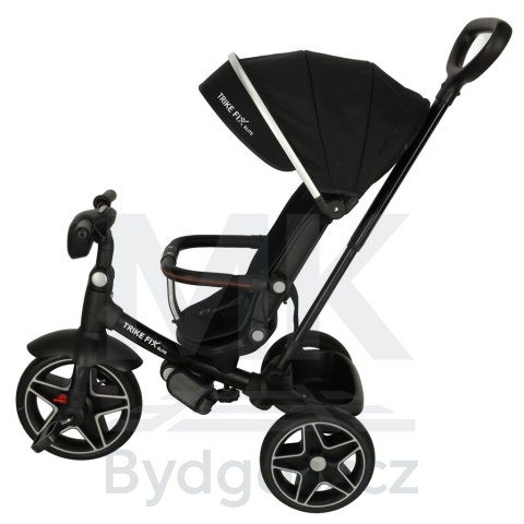 Rowerek trójkołowy TRIKE FIX Elite 2w1 rower spacerówka 6w1 czarny Rowerek trójkołowy TRIKE FIX Elite 2w1 rower spacerówka 6w1 czarny
